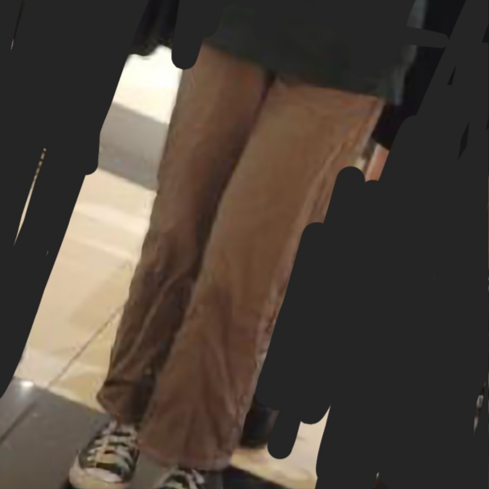 Brown Straight Leg Jeans